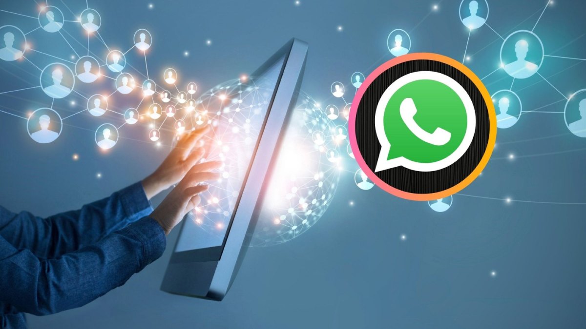 Datensammlung und das WhatsApp-Logo