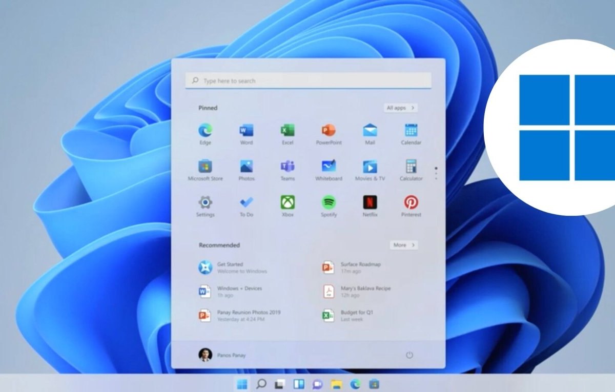 Benutzeroberfläche von Windows 11