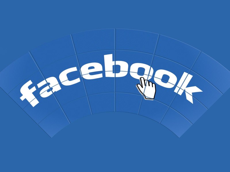 Das Facebook-Logo.