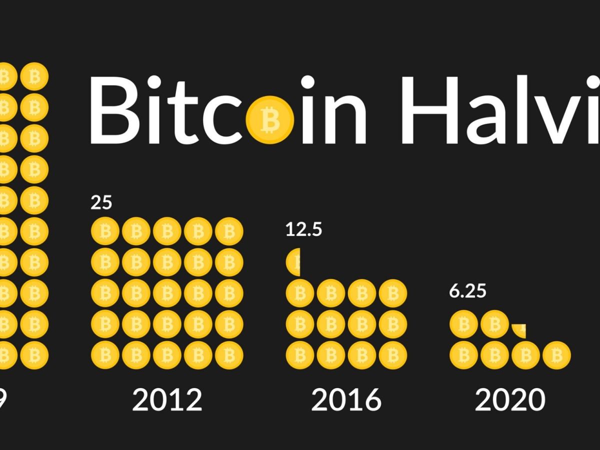 Bitcoin Halving-Vektor