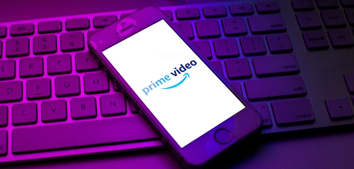 Amazon Prime Video-Logo auf einem Smartphone