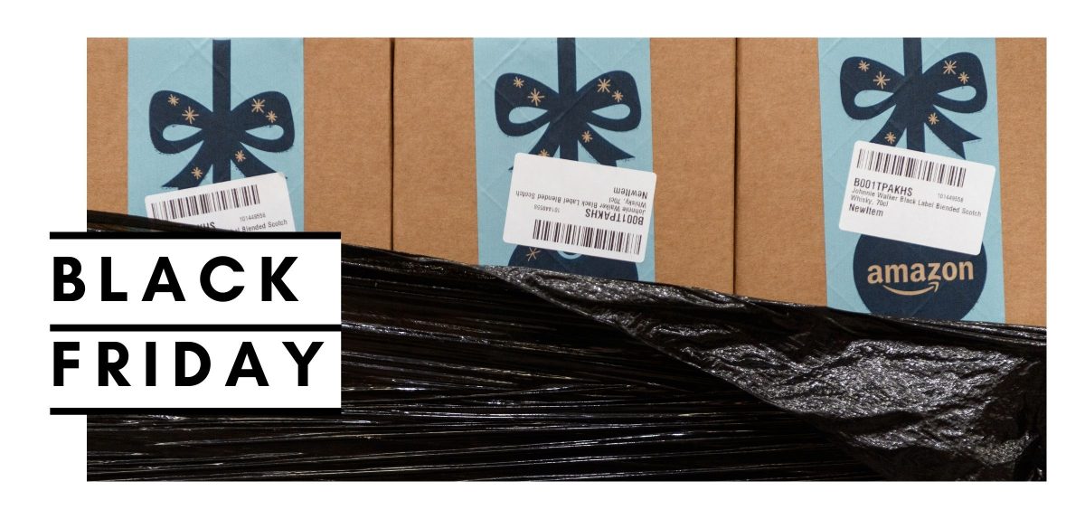 Amazon-Pakete am Black Friday