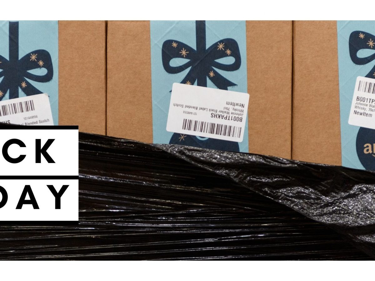 Amazon-Pakete am Black Friday