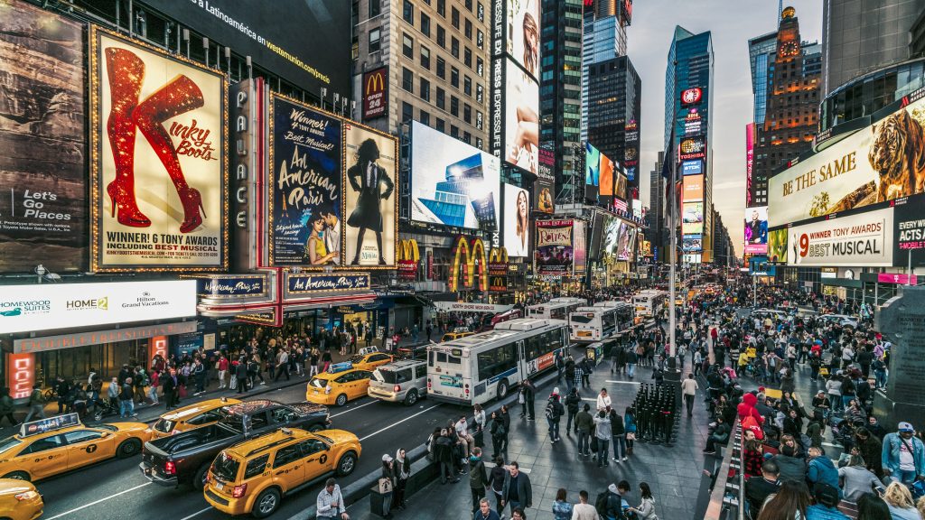 Menschenmasse New York