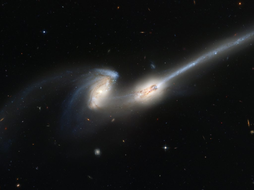 Zwei Galaxien