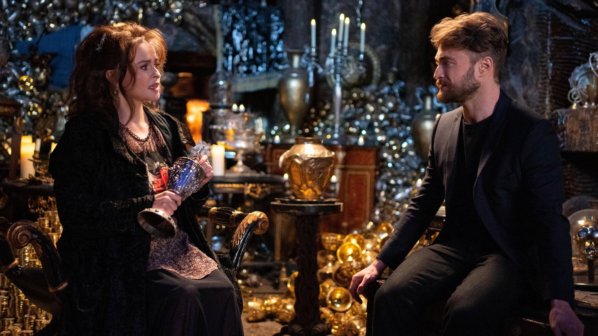 Helena Bonham Carter und Daniel Radcliffe in "Harry Potter 20th Anniversary: Return To Hogwarts".. © imago images/Picturelux