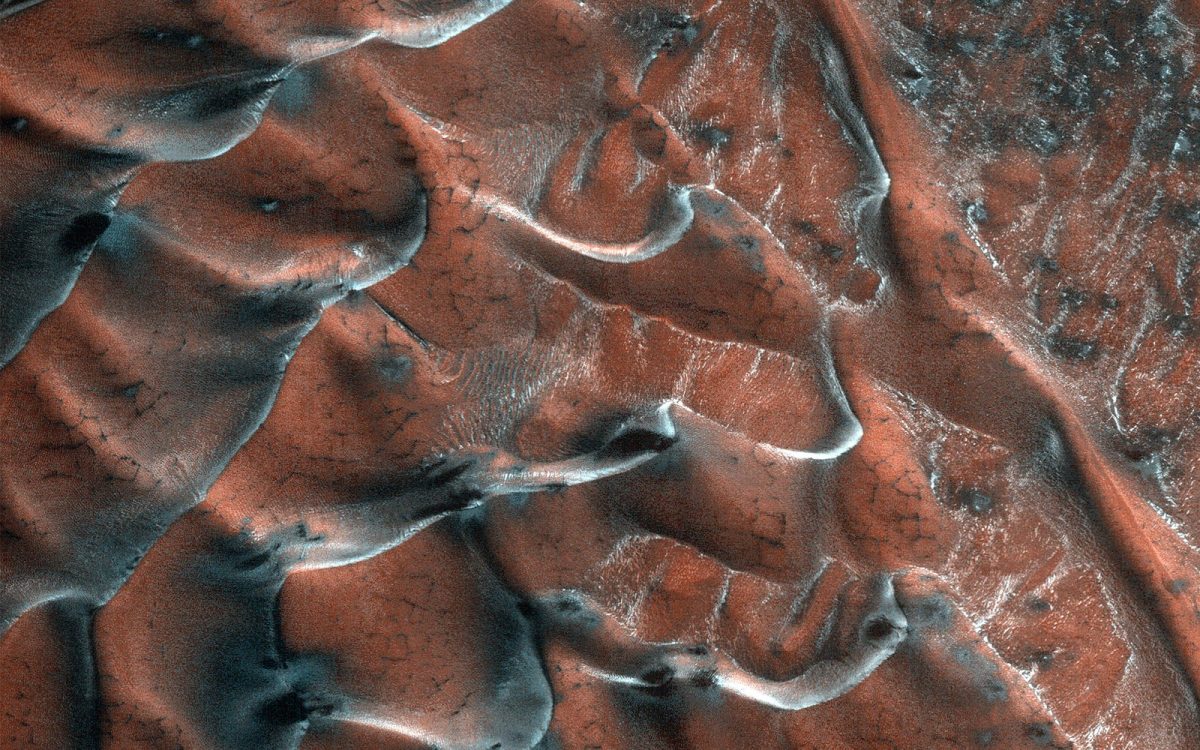 Dünen Marsoberfläche