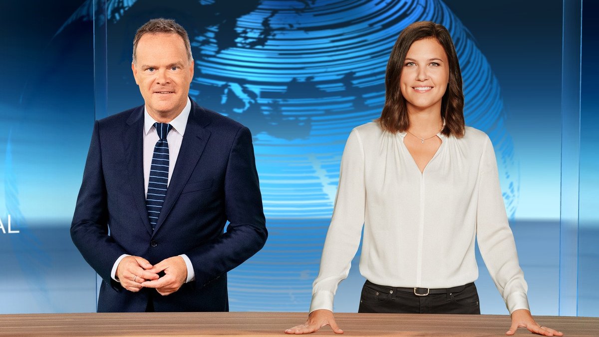 Christian Sievers und Hanna Zimmermann präsentieren das "heute journal".. © ZDF/ [F] Jana Kay/Klaus Weddig