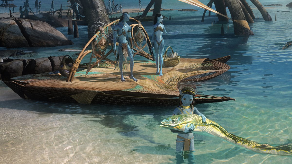 Die ersten "Avatar 2"-Bilder versprechen Abenteuer am und im Wasser.. © © 2021 20th Century Studios. All Rights Reserved.