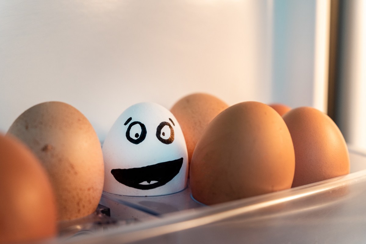 Eier im Kühlschrank
