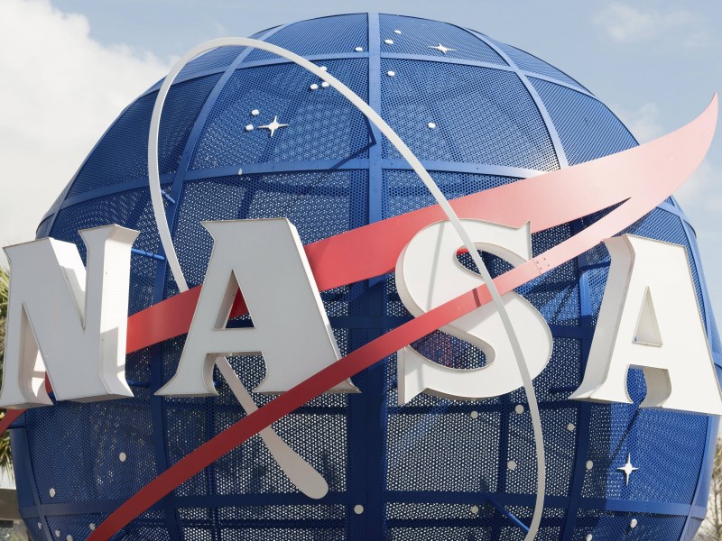 NASA-Logo als Statur