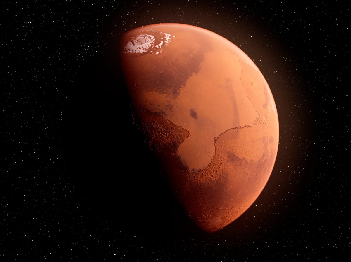 3D Illustration Mars