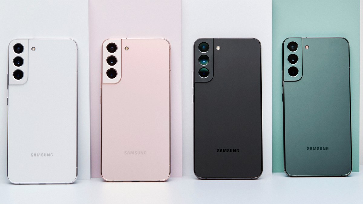 Samsungs neue Galaxy-S22-Reihe ist in mehreren Farben zu erhalten. Dem S22 Ultra sind eigene Farben vorbehalten.. © Samsung