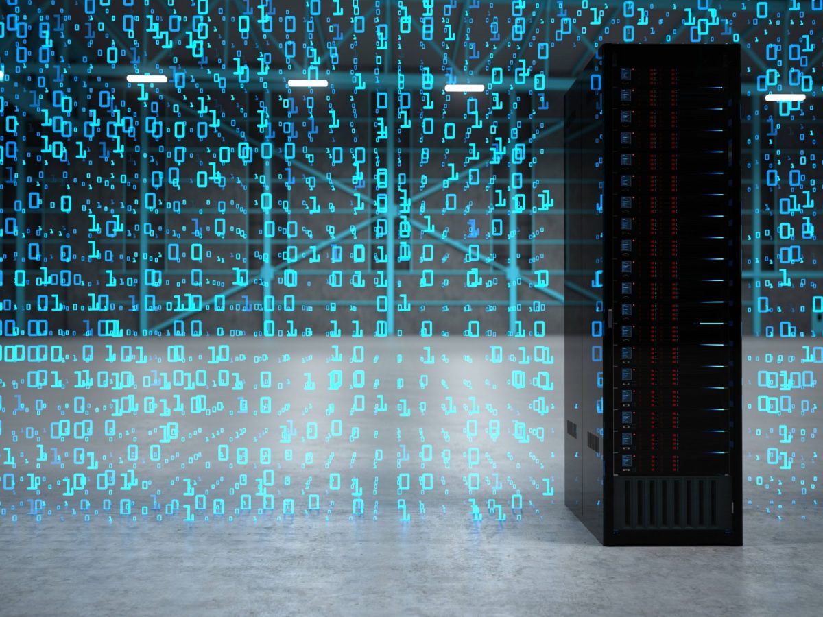 Zahlencodes vor Server