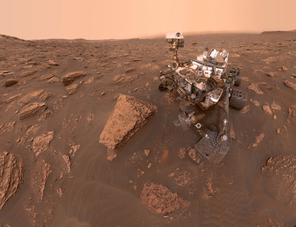 Mars-Rover in Sandsturm