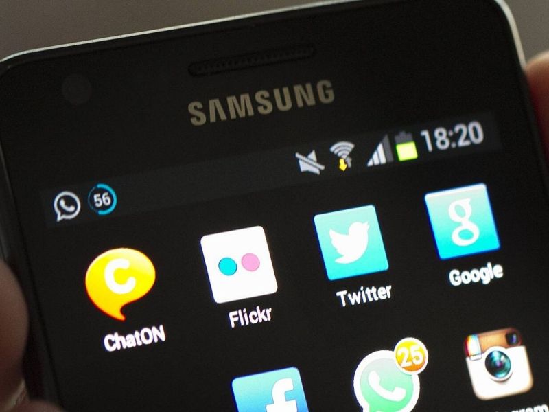 Samsung Handy mit Apps
