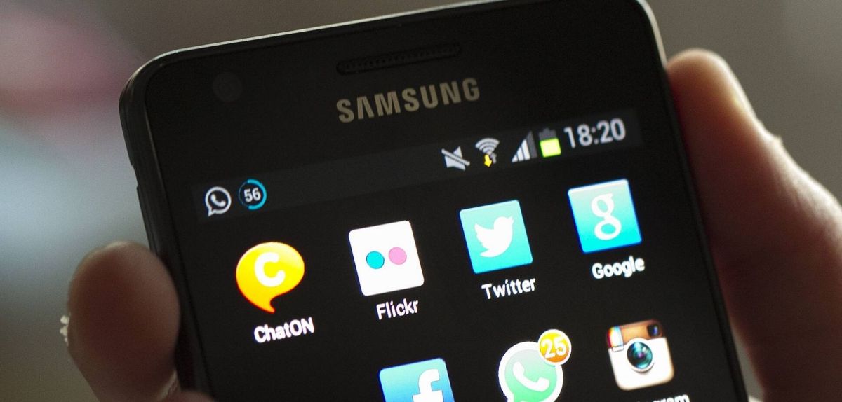 Samsung Handy mit Apps