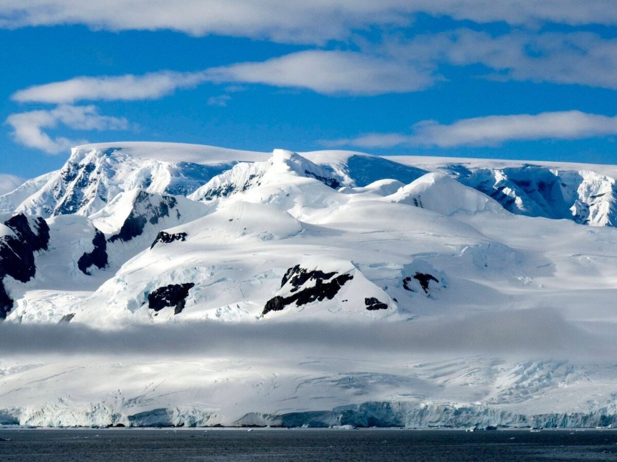 Gletscher in der Antarktis.