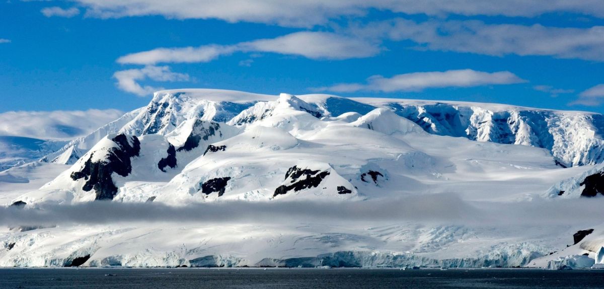 Gletscher in der Antarktis.