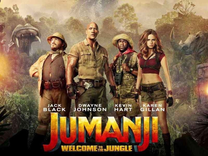 Poster zu "Jumanji: Willkommen im Dschungel".