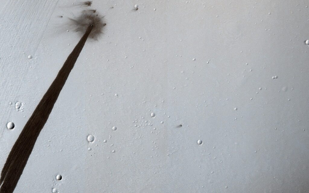 Orbital-Aufnahme Mars