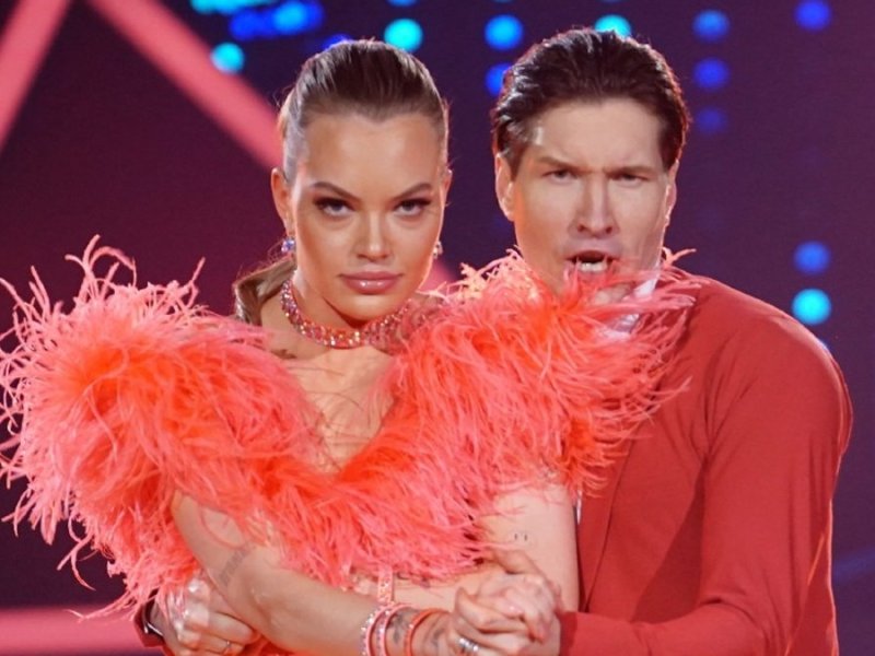 Cheyenne Ochsenknecht und Evgeny Vinokurov sind am Freitagabend bei "Let's Dance" ausgeschieden.. © RTL / Stefan Gregorowius