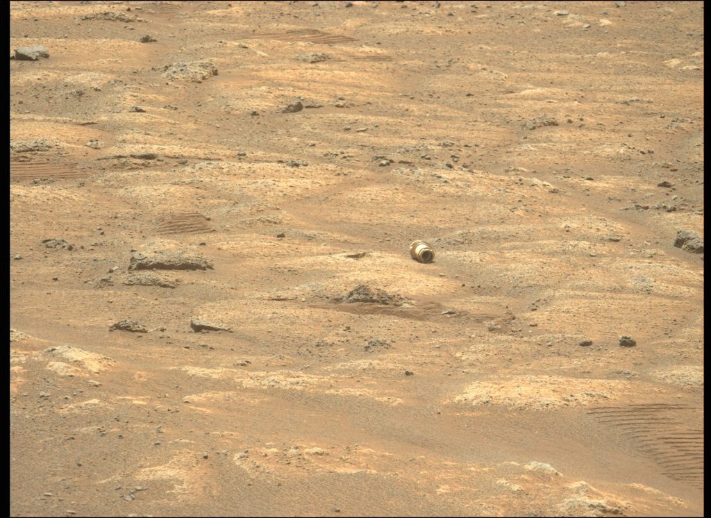 Mars-Oberfläche vom NASA-Mars-Rover fotografiert