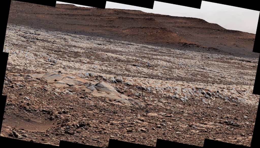 Gesteinslandschaft Mars
