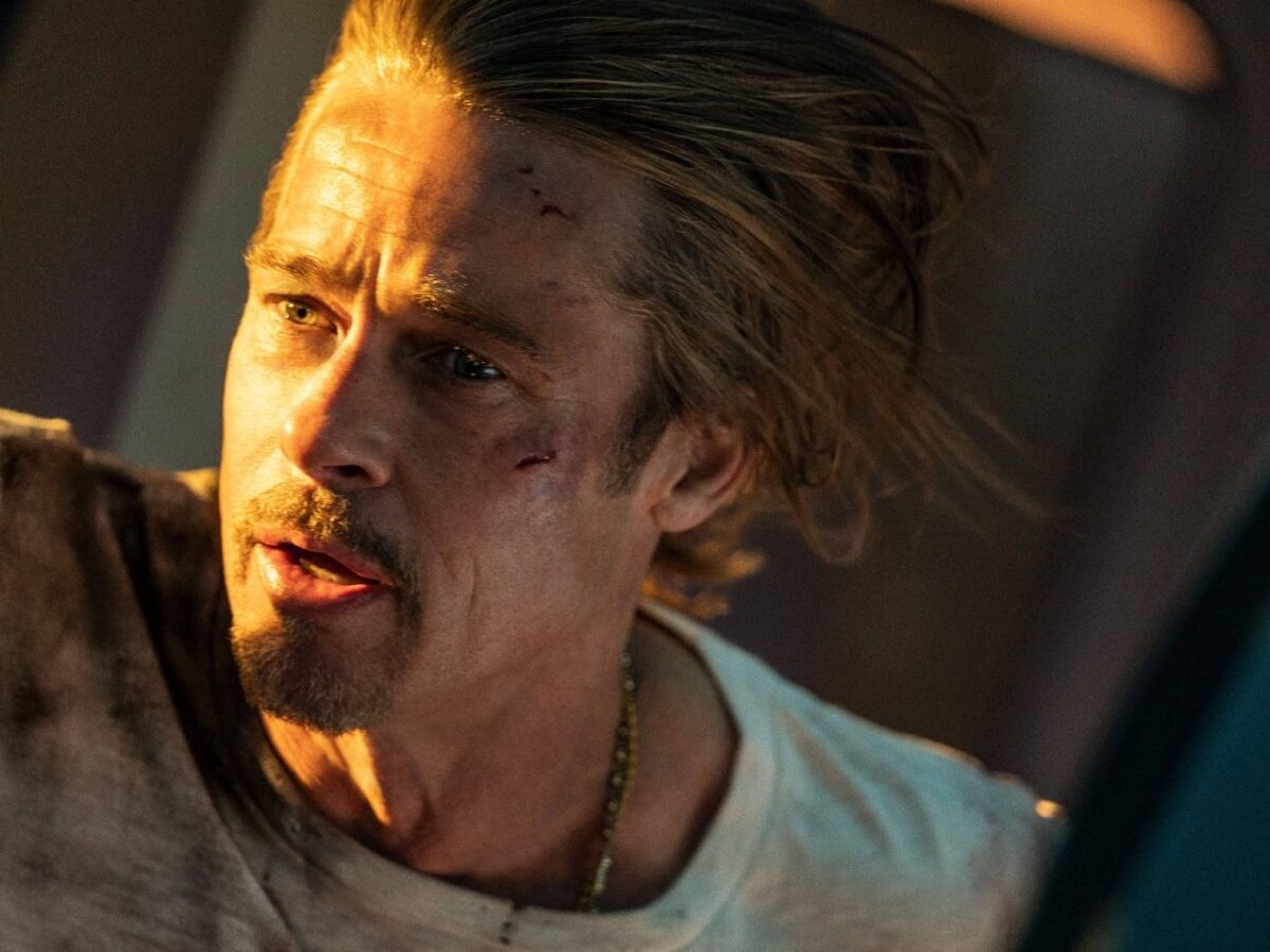 Brad Pitt in "Bullet Train".