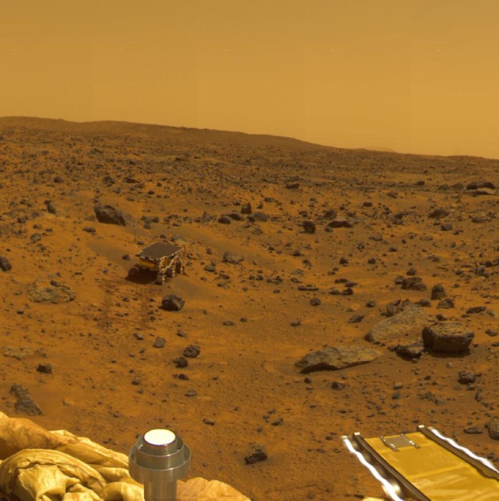 Mars-Rover dreht seine Runden auf dem Roten Planeten