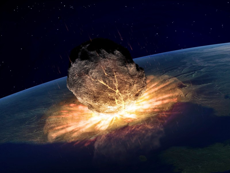 Meteorit zur Entstehung des Lebens auf Erde