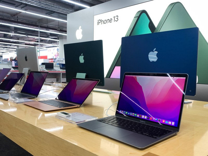 Mac Display im Apple Store
