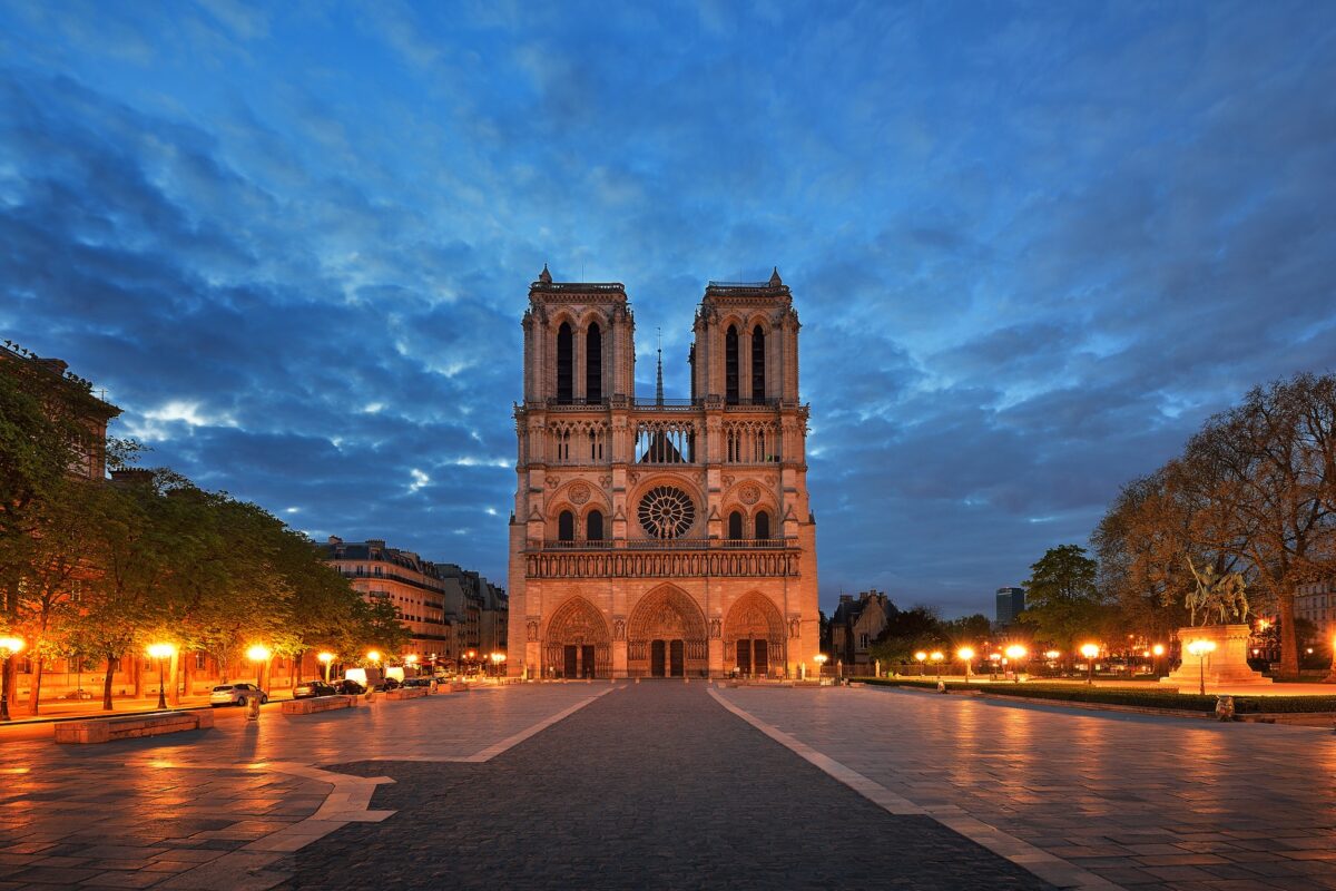 Die Pariser Kathedrale Notre-Dame.