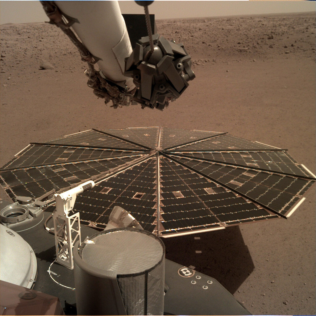 InSight Solarschild auf dem Mars