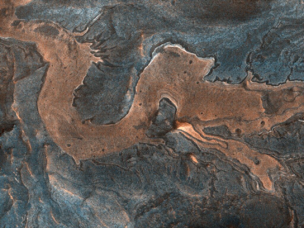 Canyon auf dem Mars