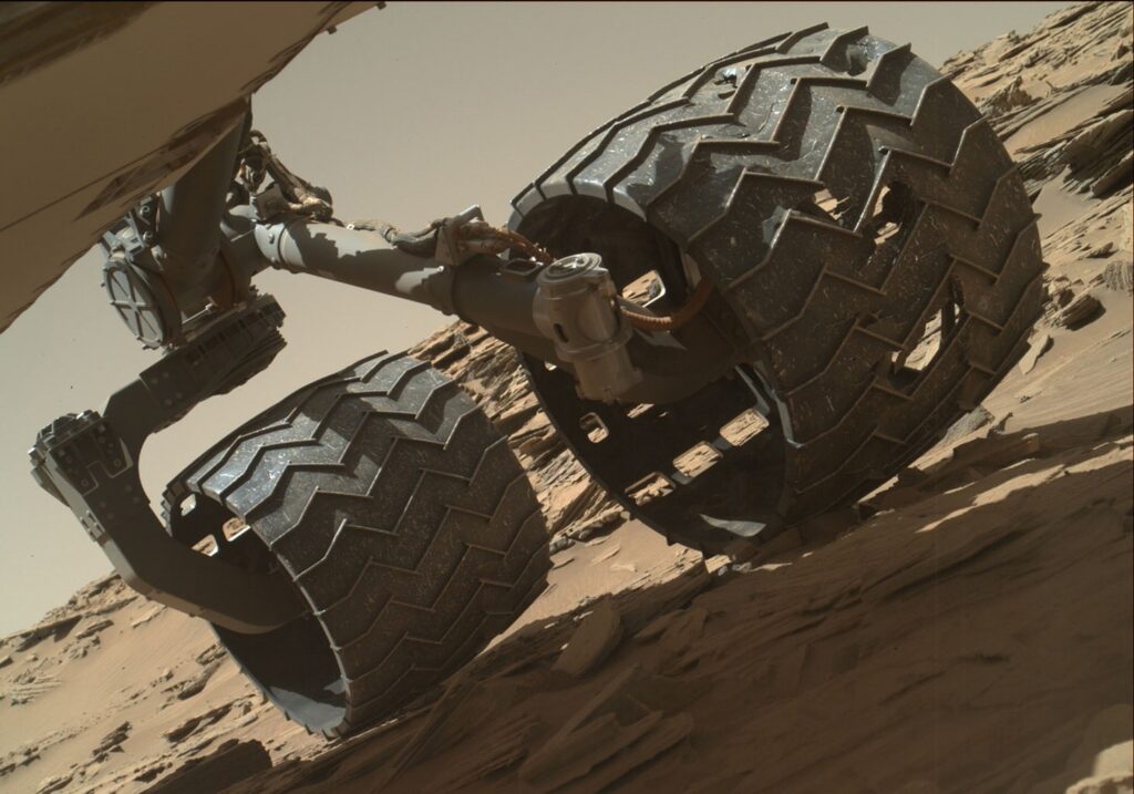 Räder eines Mars-Rovers