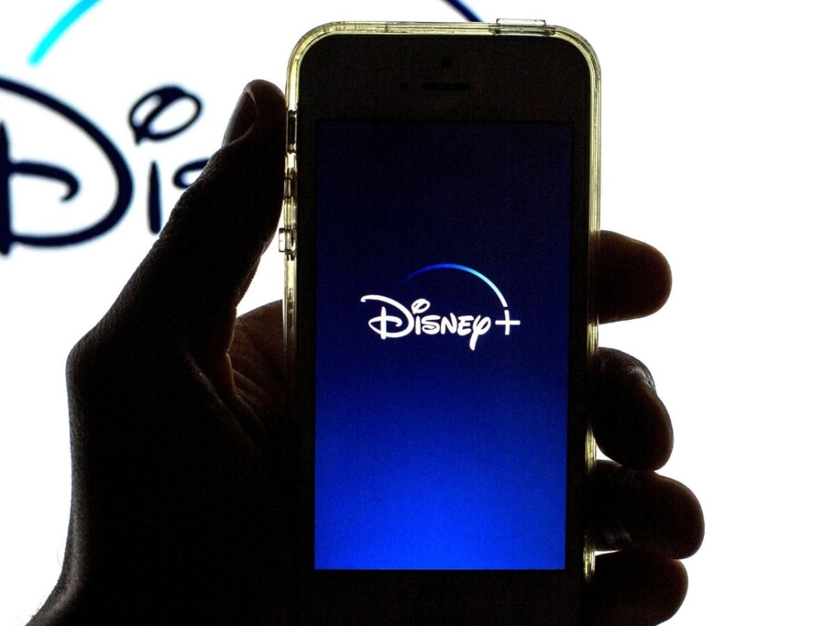 Disney Plus-Logo auf Smartphone-Screen