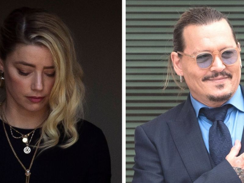 Amber Heard und Johnny Depp.