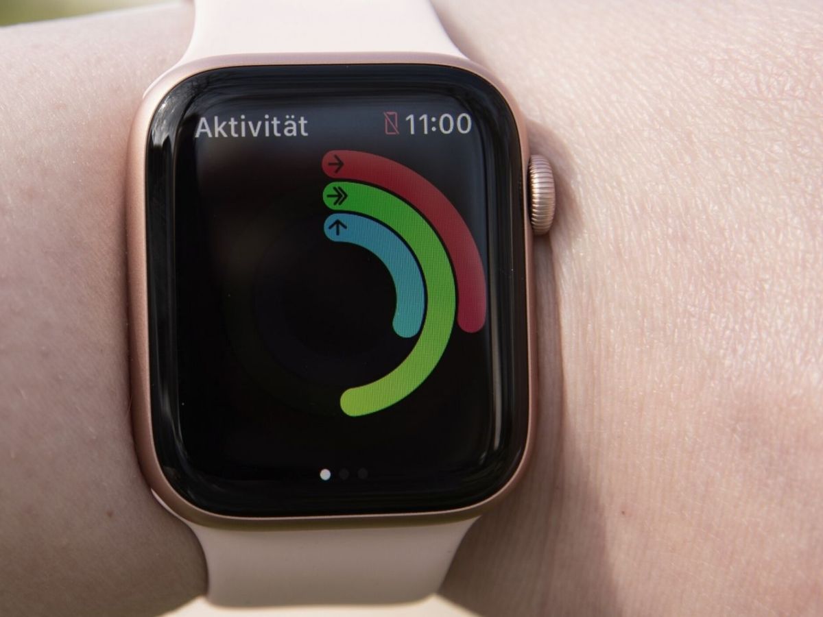 Abbildung einer Apple Watch.