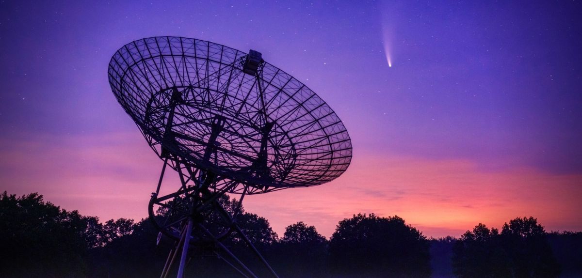 Radioteleskop auf der Suche nach außerirdischem Leben