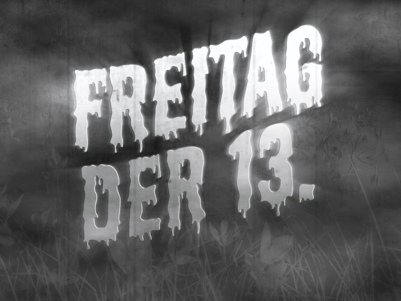 Freitag, der 13.-Schriftzug