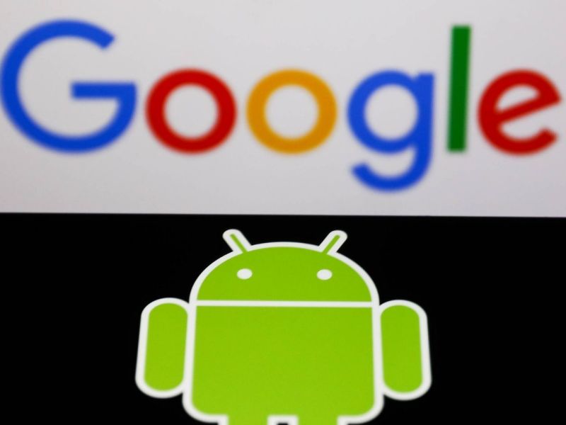 Google- und Android-Logo.