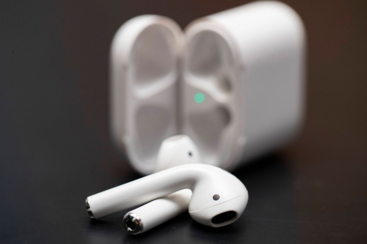 AirPods in Nahaufnahme