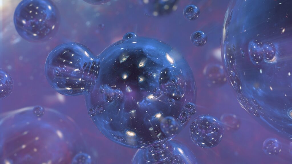Multiversum als Blasen