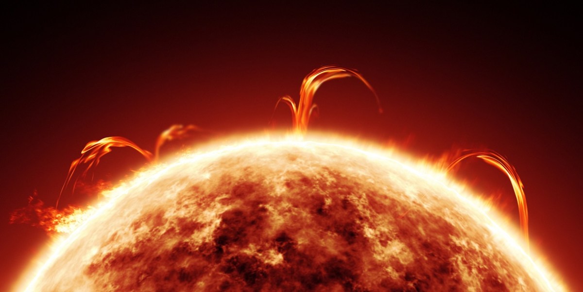 Sonne bei schneller magnetischer Wiederverbindung