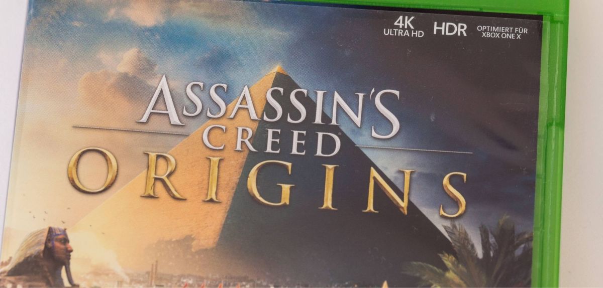 Packshot von "Assassin's Creed Origins" für die Xbox One.