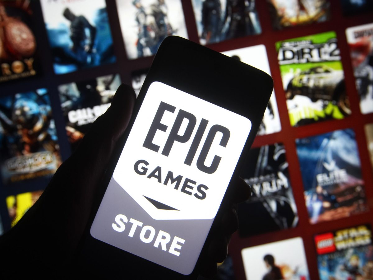 Epic Games Logo vor Spielen