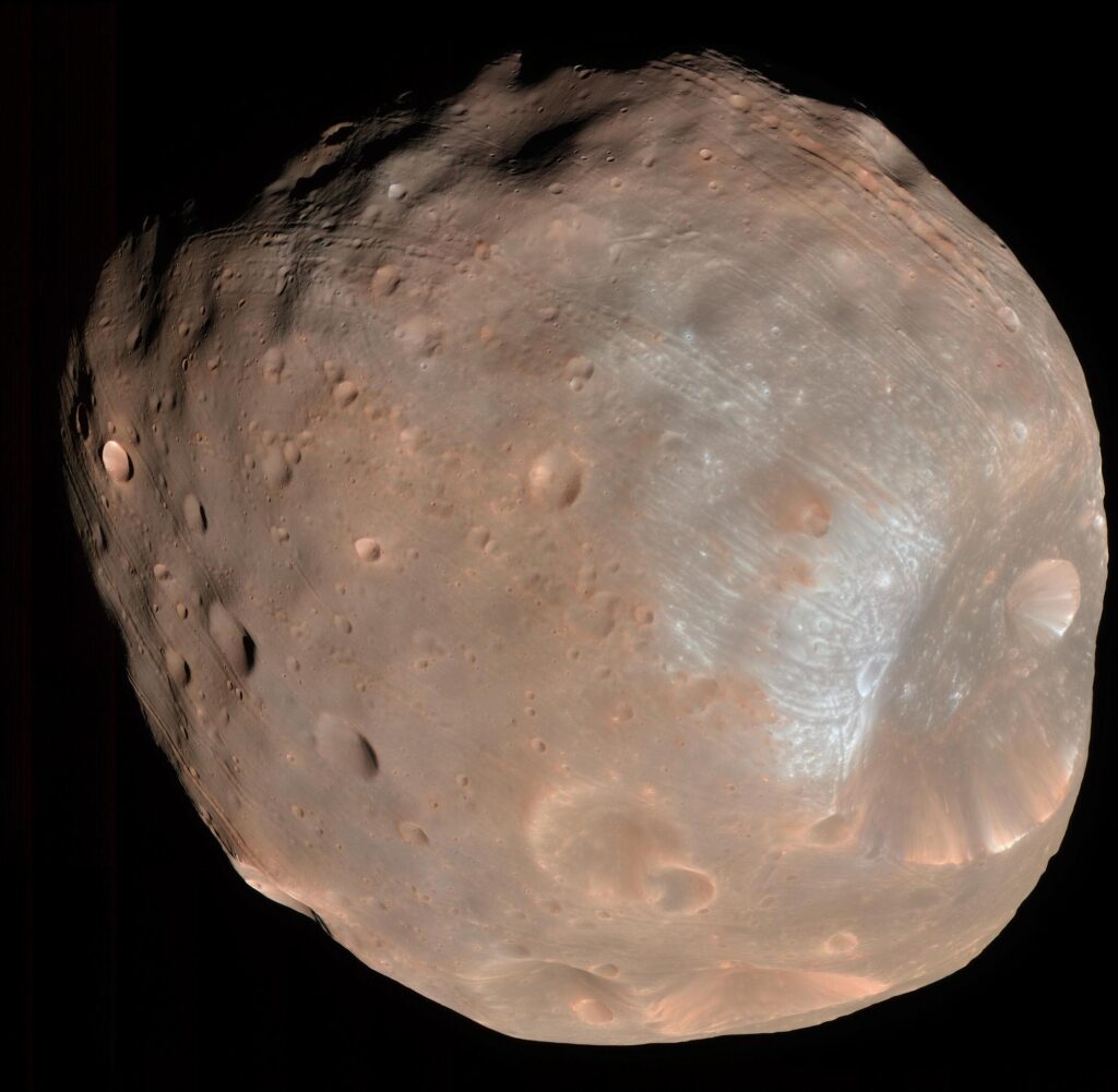 Fotografie des Mars-Mondes Phobos
