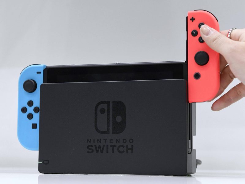 Nintendo Switch in Nahfaufnahme