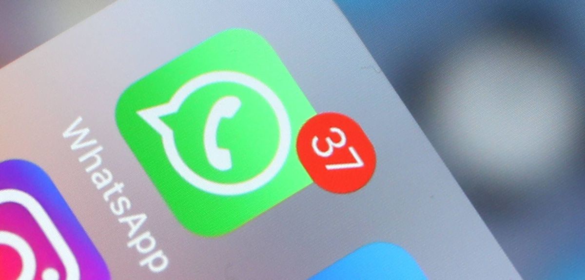 WhatsApp Icon zeigt 37 ungelesene Nachrichten